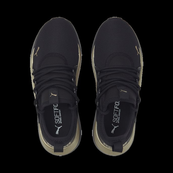 Puma På Tilbud Pacer Future Allure Dame Joggesko Svart-svart-team Gull