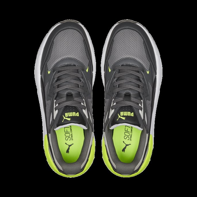 Grå-grå Fiolett-lime Squeeze Puma På Tilbud Røntgen Speed Trainers