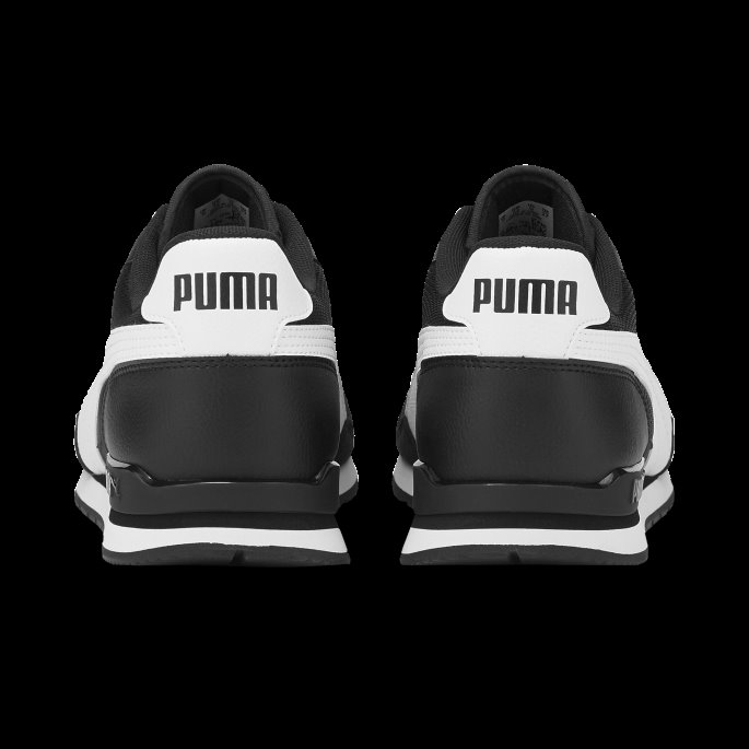 Svart-hvit St Runner V3 Mesh Joggesko Puma På Tilbud