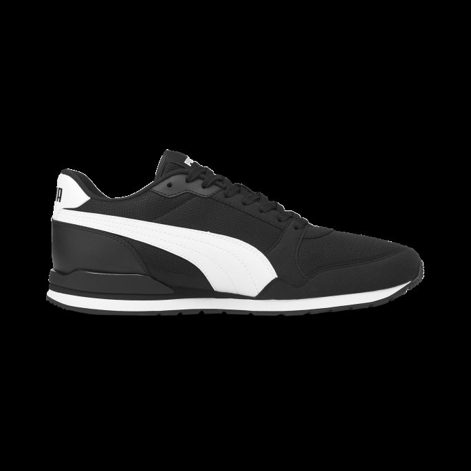 Svart-hvit St Runner V3 Mesh Joggesko Puma På Tilbud