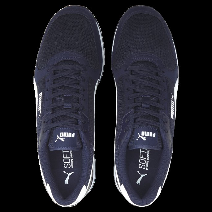 St Runner V3 Mesh Joggesko Puma På Tilbud Peacoat-hvit