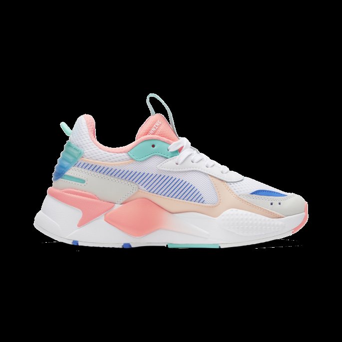 Puma På Tilbud Rs-x Fade Joggesko For Kvinner Hvit-fersken Parfait-bluemazing