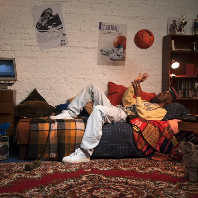 Puma På Salg Hvite, Uberørte Slipstream Lo Retro Joggesko