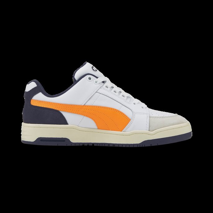 Puma På Salg Hvit-pulserende Oransje Slipstream Lo Retro Joggesko