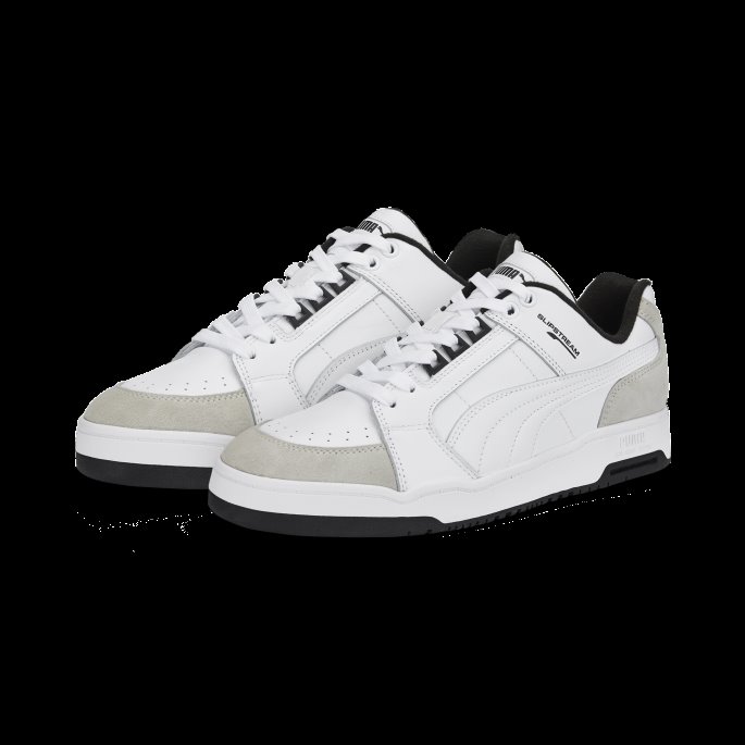 Puma På Tilbud Slipstream Lo Retro Joggesko For Menn Hvit-dampgrå