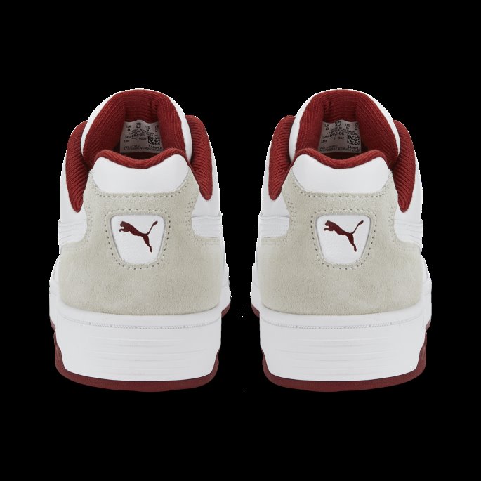 Slipstream Lo Retro Sneakers For Menn Puma På Tilbud Hvit-intens Rød