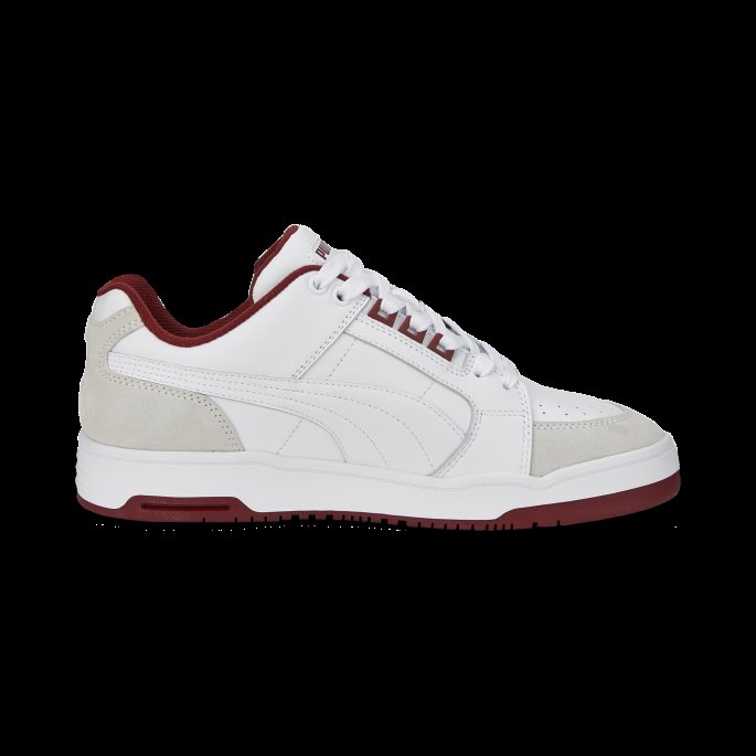 Slipstream Lo Retro Sneakers For Menn Puma På Tilbud Hvit-intens Rød