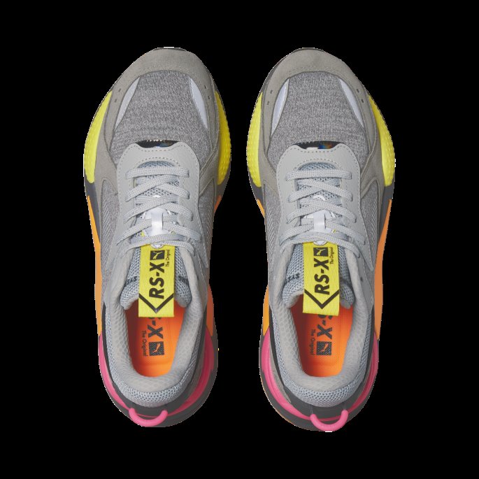 Høy Rise-ultra Grå-fluo Rosa Puma På Tilbud Rs-x Highlighter Joggesko For Menn