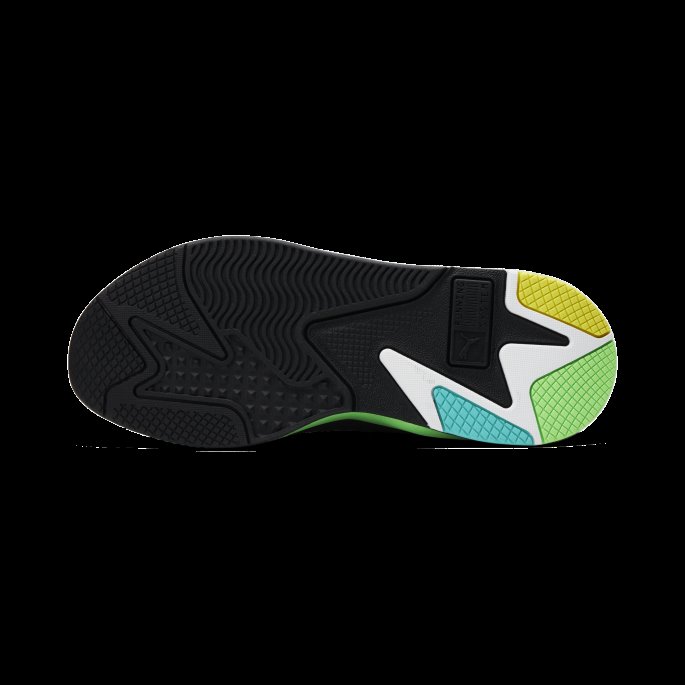 Rs-x Highlighter Joggesko For Menn Puma På Tilbud Castlerock-svart-fluo Gul