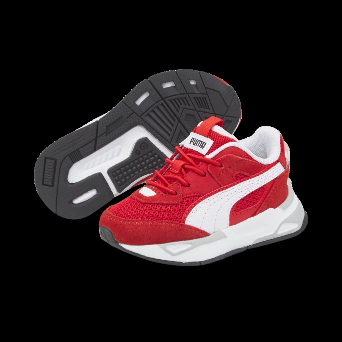 Puma På Tilbud Mirage Sport Heritage Ac Spedbarn Joggesko Høy Risiko Rød-hvit