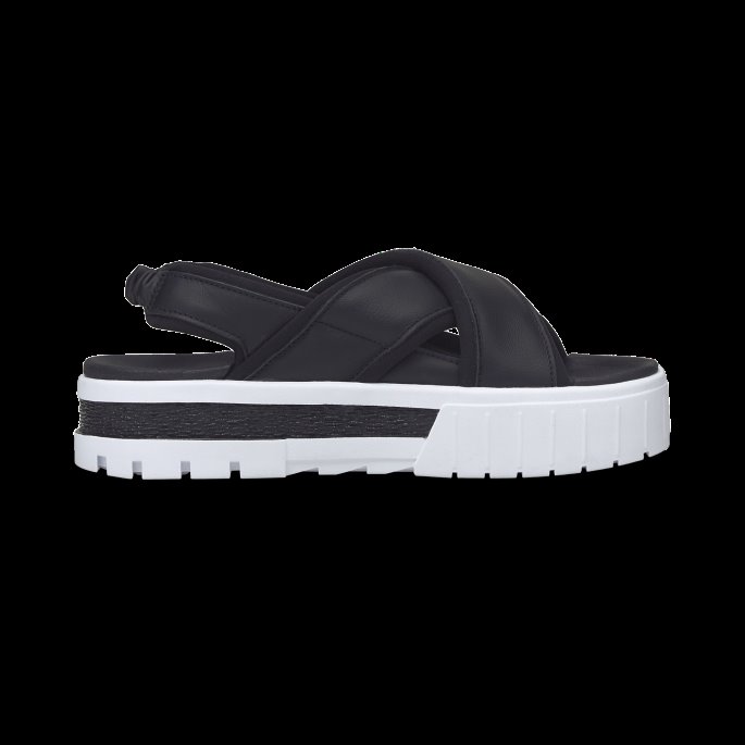 Puma På Tilbud Mayze Damesandaler Svart-hvit