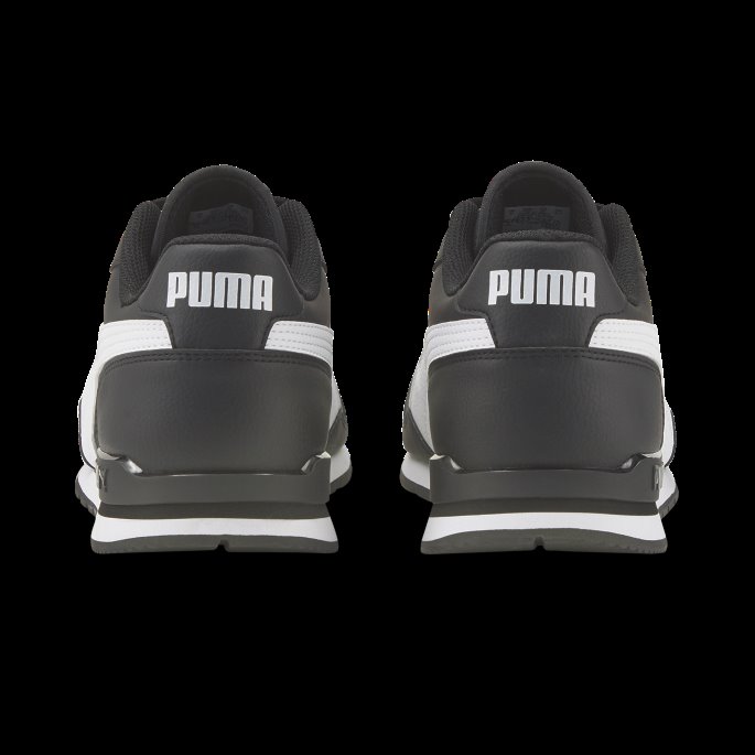 Puma På Tilbud St Runner V3 L Joggesko Sort-hvit
