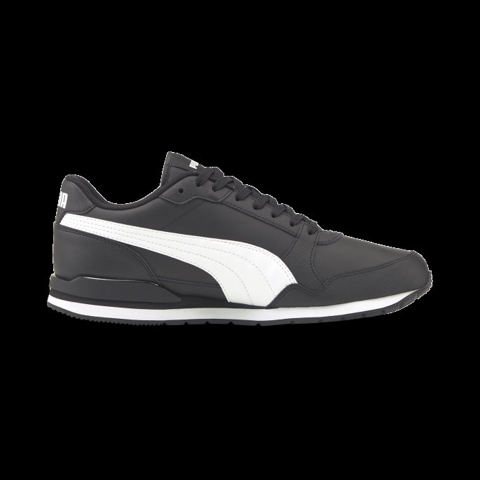 Puma På Tilbud St Runner V3 L Joggesko Sort-hvit