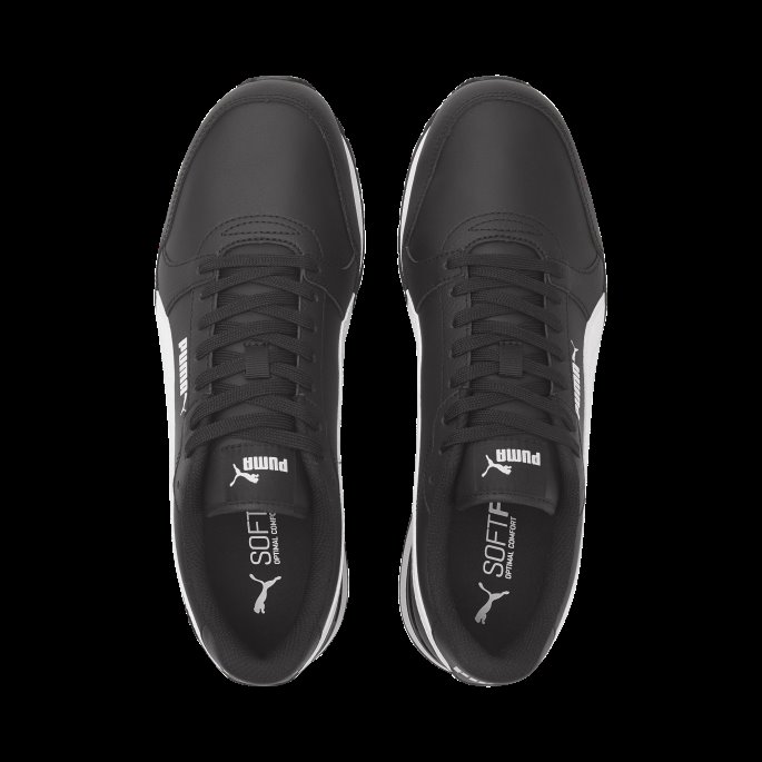 Puma På Tilbud St Runner V3 L Joggesko Sort-hvit