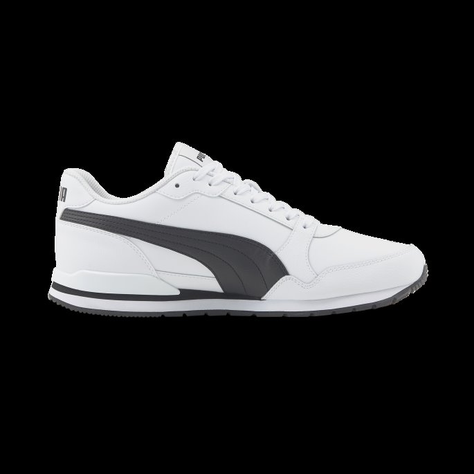 Puma På Tilbud Hvit-svart St Runner V3 L Joggesko