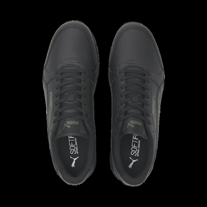 Puma På Tilbud St Runner V3 L Joggesko Svart-svart