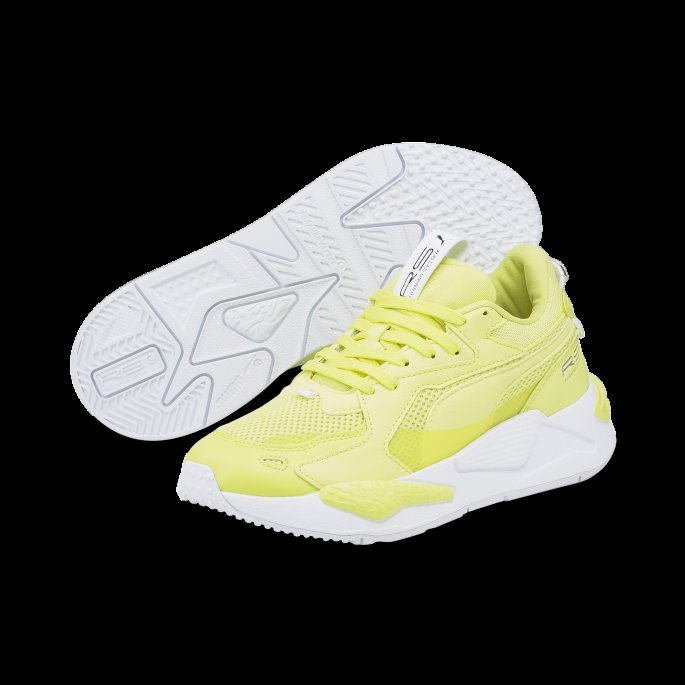 Sitron Sherbert Puma På Tilbud Rs-z Neon Joggesko For Kvinner