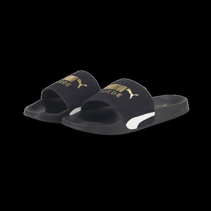 Black-team Gold Leadcat 2.0 Semsket Klassiske Sandaler Puma På Salg