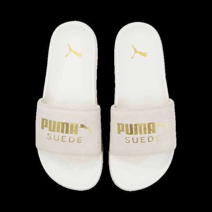 Leadcat 2.0 Semsket Klassiske Sandaler Puma På Tilbud Marshmallow-team Gull