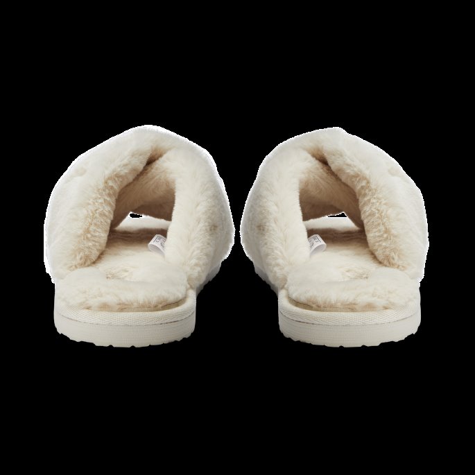 Eggedosis-hvit Puma På Tilbud Fluff X Strap Dameslide