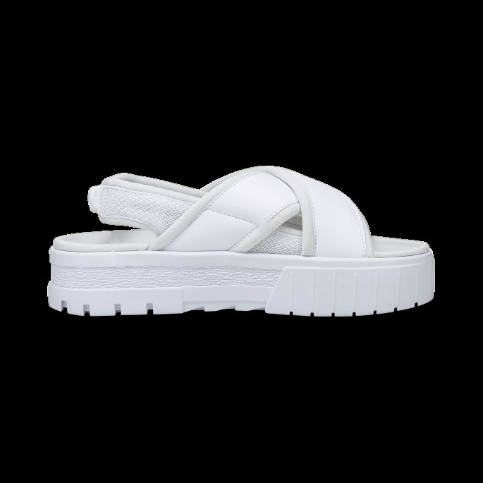 Mayze Mismatched Damesandaler Puma På Tilbud Hvit-nimbus Sky