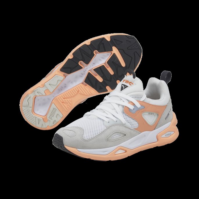 Hvit-fersken Rosa Puma På Tilbud Trc Blaze Joggesko