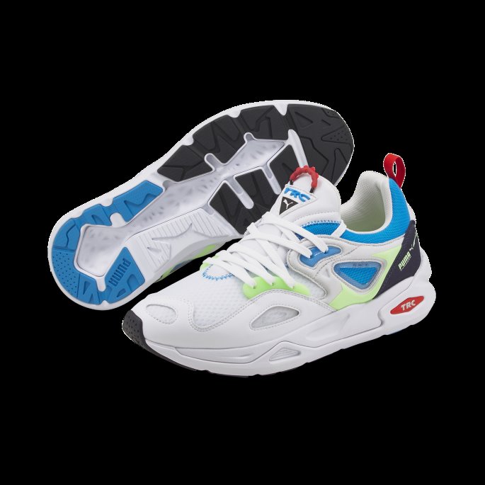 Trc Blaze Tech Joggesko Puma På Tilbud White-ocean Dykke