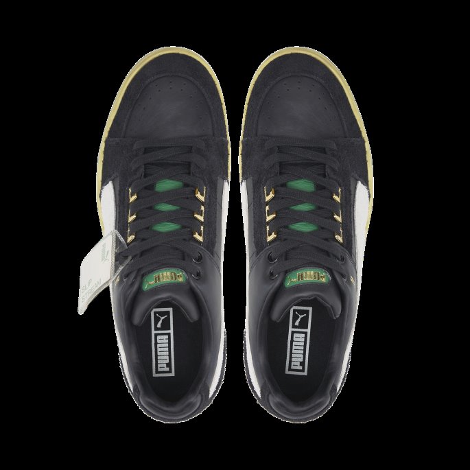 Puma På Tilbud Svart-hviskende Hvit Slipstream Lo De Aldri Brukte Joggeskoene
