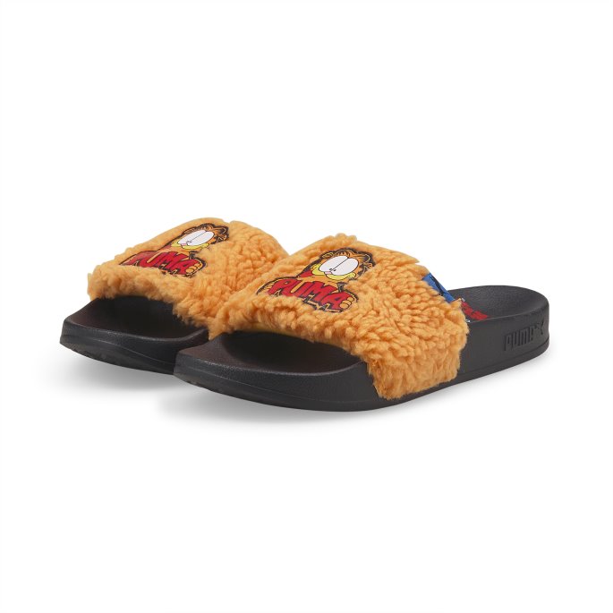 Puma På Tilbud X Garfield Leadcat 2.0 Små Barnesandaler Black-zinnia