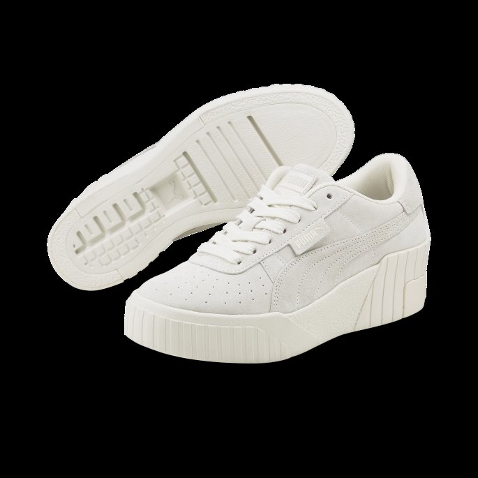 Puma På Tilbud Cali Wedge Tonal Kvinners Trenere Uberørt-marshmallow