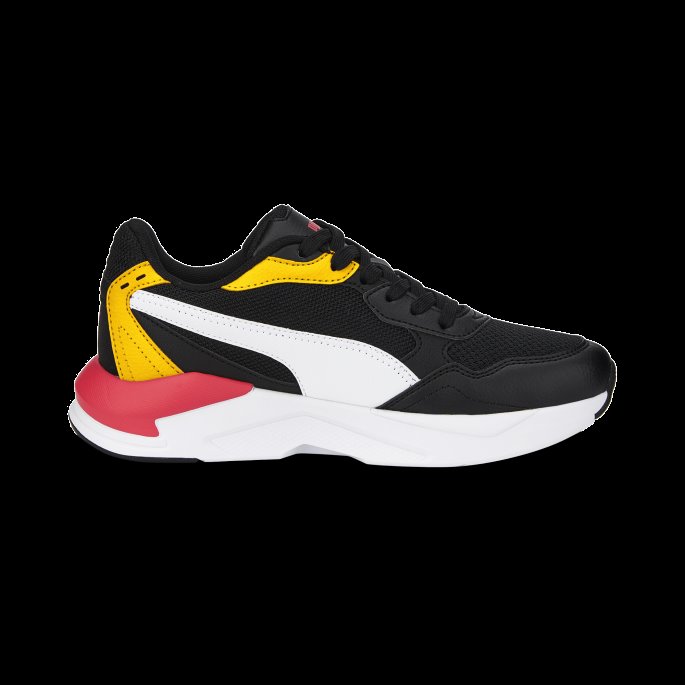 Svart-hvit-lilla Pop-laks Puma På Tilbud X-ray Speed Lite Ungdomstrenere