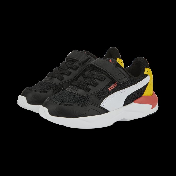 Puma På Tilbud X-ray Speed Lite Ac Barnesko Svart-hvit-lilla Pop-laks