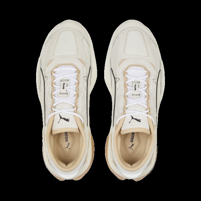 Omfang Nitro Heritage Joggesko Vaporous Gråhviskende Hvit Puma På Tilbud