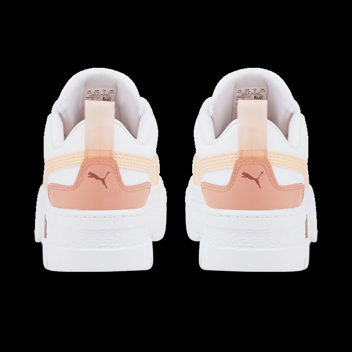 Mayze Skinn Dame Joggesko Puma På Salg Hvit-rosett