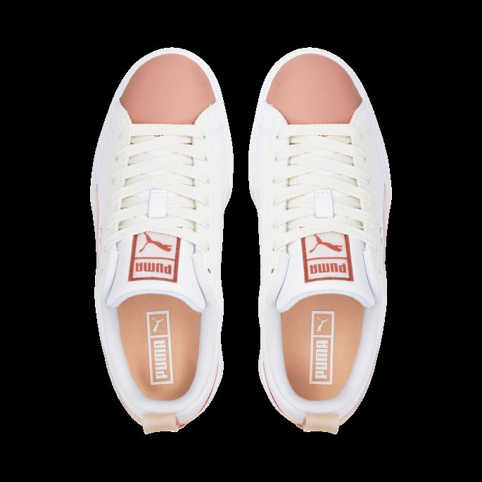 Mayze Skinn Dame Joggesko Puma På Salg Hvit-rosett