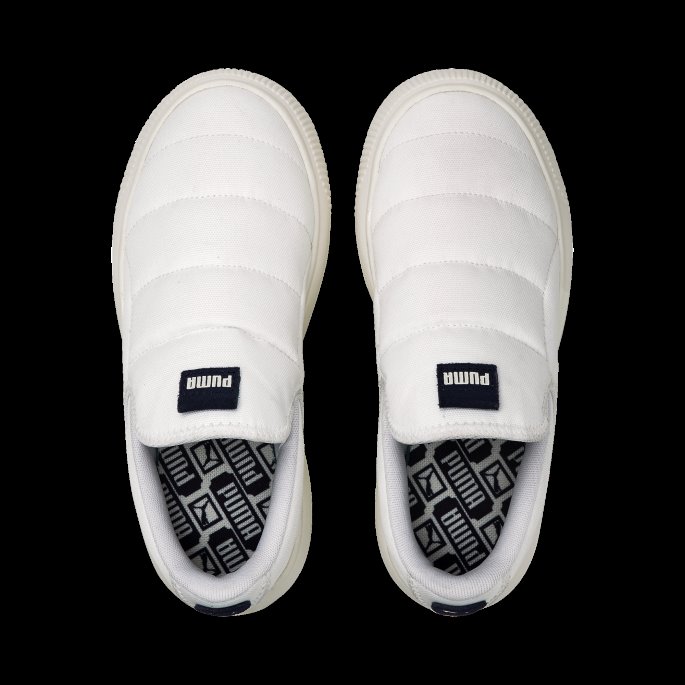 Semsket Mayu Slip-on Lerret Joggesko For Kvinner Hvit-marshmallow Puma På Salg