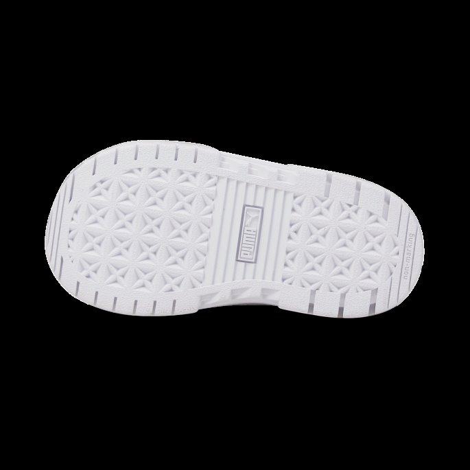 Puma På Tilbud White-team Gull Mayze Lth Alternative Closure Baby Joggesko