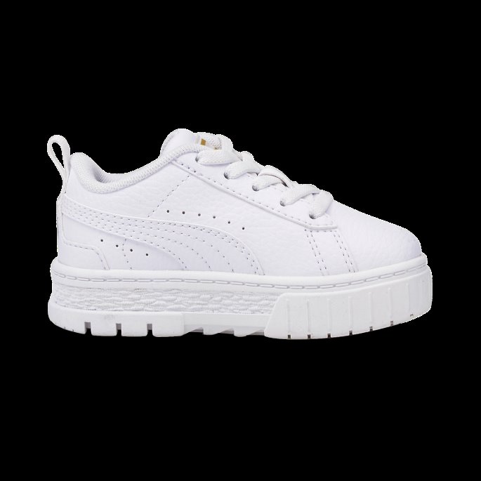 Puma På Tilbud White-team Gull Mayze Lth Alternative Closure Baby Joggesko