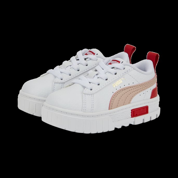 Mayze Skinn Småbarnsko Hvit-rose Kvarts Puma På Salg