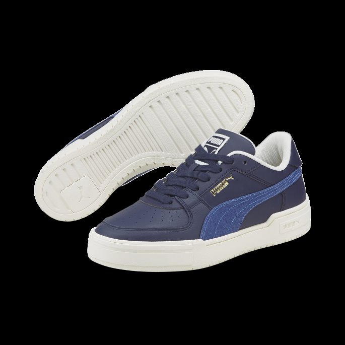 Ca Pro Denim Joggesko Puma På Tilbud Peacoat-limoges-elfenben Glød