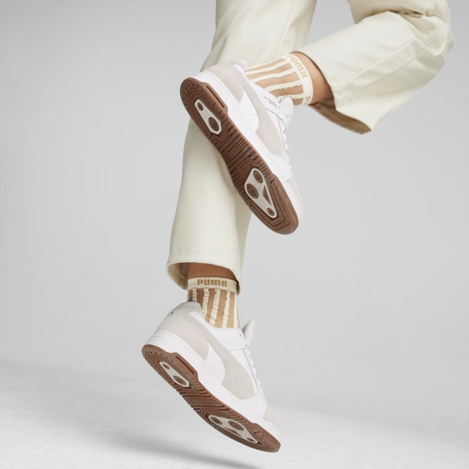 White-gum Slipstream Lo Semsket Fs Sneakers Puma På Tilbud