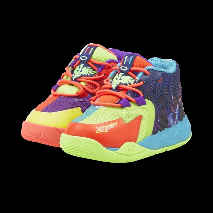 Grønn Gekko-rød Blast Mb.01 Be You Infant Basketball Sko Puma På Tilbud