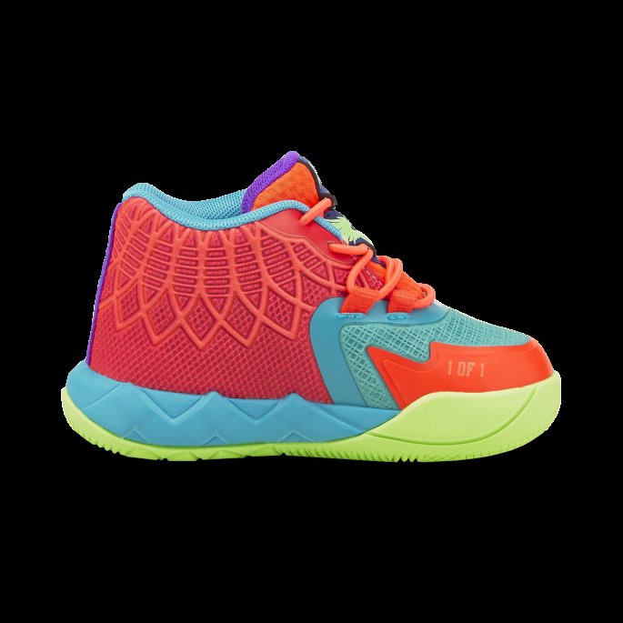 Grønn Gekko-rød Blast Mb.01 Be You Infant Basketball Sko Puma På Tilbud