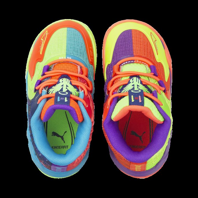 Grønn Gekko-rød Blast Mb.01 Be You Infant Basketball Sko Puma På Tilbud