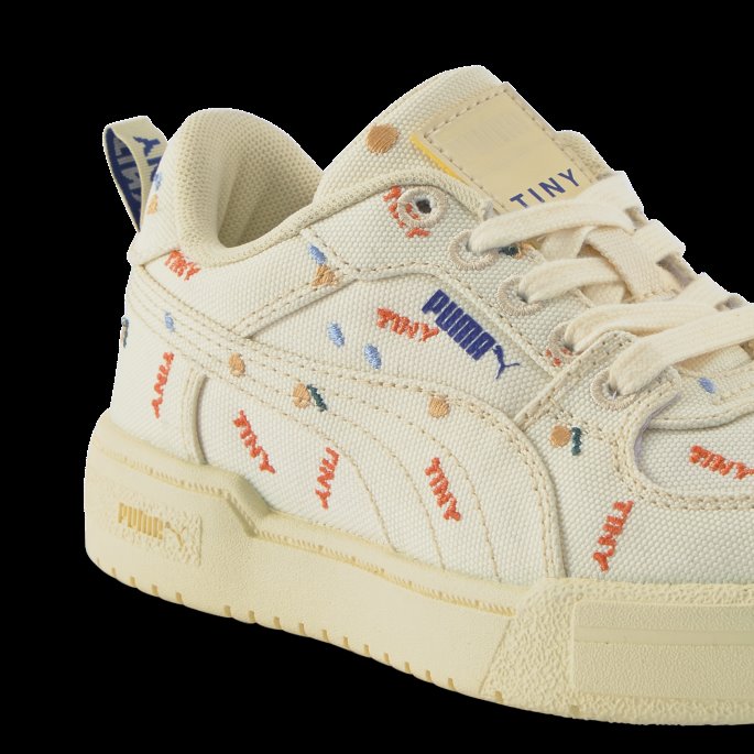 Puma På Tilbud X Tinycottons Ca Pro Barnas Joggesko Osp Gull