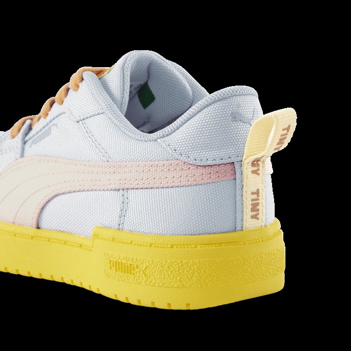 Puma På Tilbud X Tinycottons Ca Pro Bomull Barnesko Asp Gull-kritt Rosa