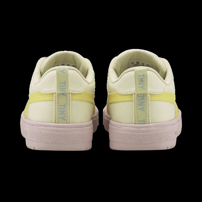 Puma På Tilbud X Tinycottons Ca Pro Bomull Barnejoggesko Anis Blomst-osp Gull