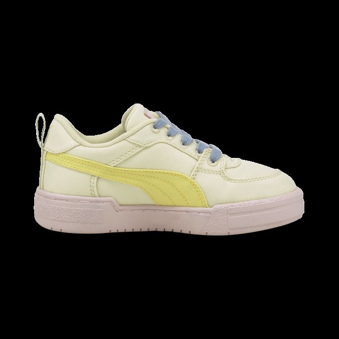 Puma På Tilbud X Tinycottons Ca Pro Bomull Barnejoggesko Anis Blomst-osp Gull