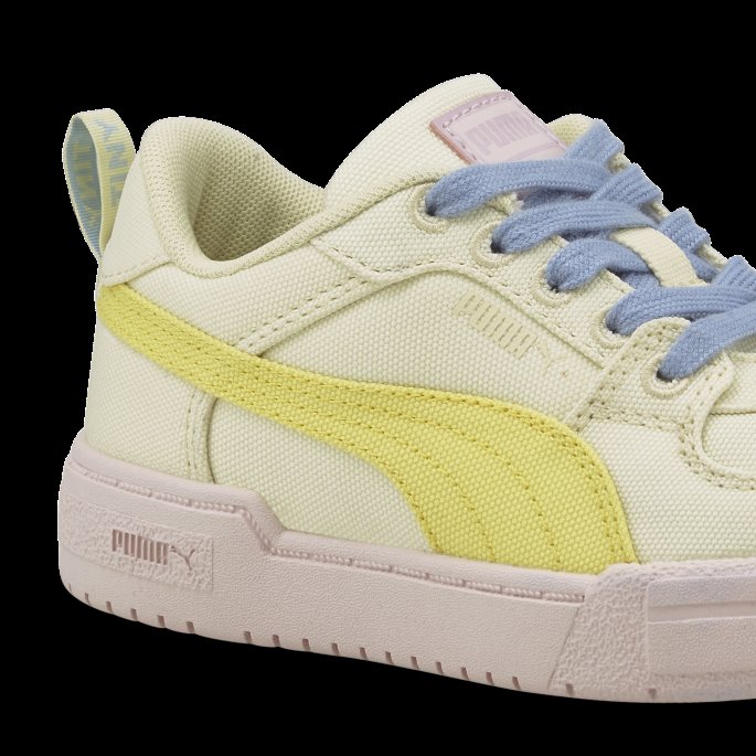 Puma På Tilbud X Tinycottons Ca Pro Bomull Barnejoggesko Anis Blomst-osp Gull