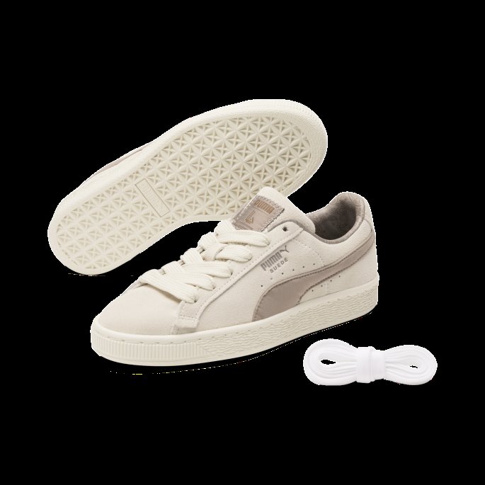 Puma På Tilbud X Lauren London Store Barnesko Semsket Skinn Vaniljeis-sopp